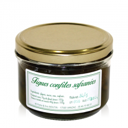 Figues confites safranées 240g