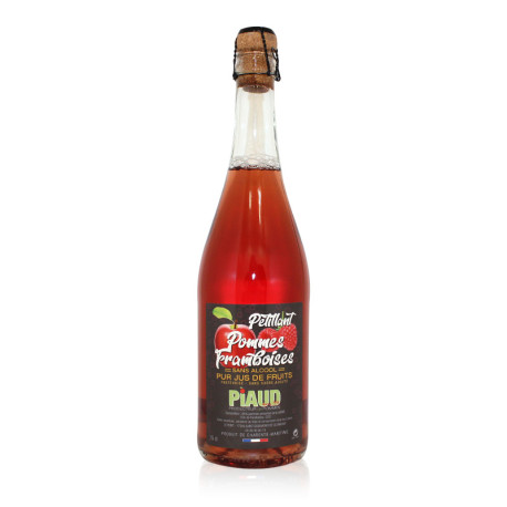 Pétillant pommes-framboises 75cl (sans alcool)