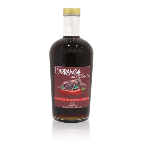 L’Arrangé au cognac Piment chocolat (70cl) LISE BACCARA