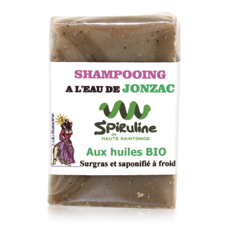 Shampooing solide à la spiruline
