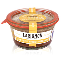 Terrine de porc au foie gras de canard (180g)