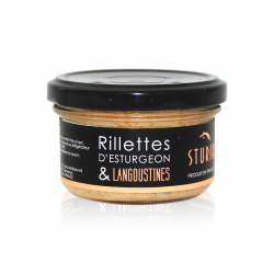 Rillettes d’Esturgeon et Langoustines 90g