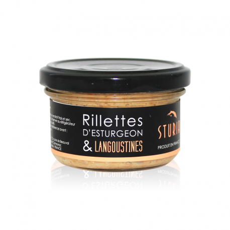 Rillettes d’Esturgeon et Langoustines 90g
