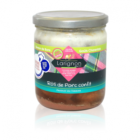 Rôti de porc confit (350g)